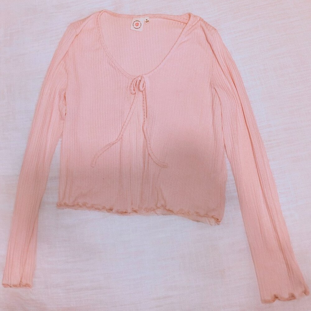 Pink Throw-On Top